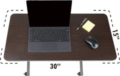 Hospital Bed Table and Overbed Table - Laptop Table for Recliner, Bed, and Sofa - Computer Table for Bed and Hospital Bedside Table, Hospital Tray Table Adjustable with Wheels