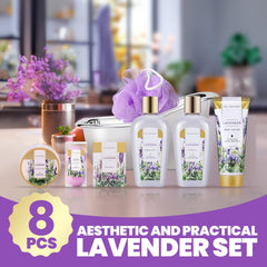 8-Piece Lavender Bath Set � 8 Pieces