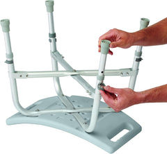 Heavy Duty Shower Chair Bath Bench without Back, Bariatric Bath Chair Supports up to 550 Lbs