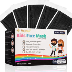 FDA Registered ASTM Level 3, Kids 4 Ply Individually Wrapped Disposable Medical Face Mask