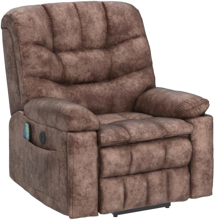 Power Lift Recliner with Massage & Heat for Elderly � Brown