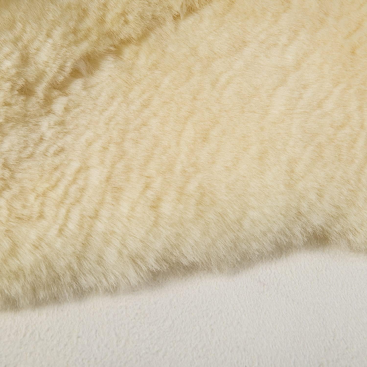 Natural Sheepskin Medical Bed Mattress, Sheepskin for Bed Sores, Pressure Pad, Wool Mattress Pad, Bed Sore Prevention, Washable, 8 to 9 Square Feet, Beige