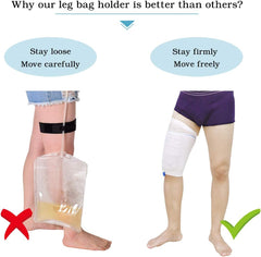 Foley Catheter Leg Bag Holder, 2 Pack