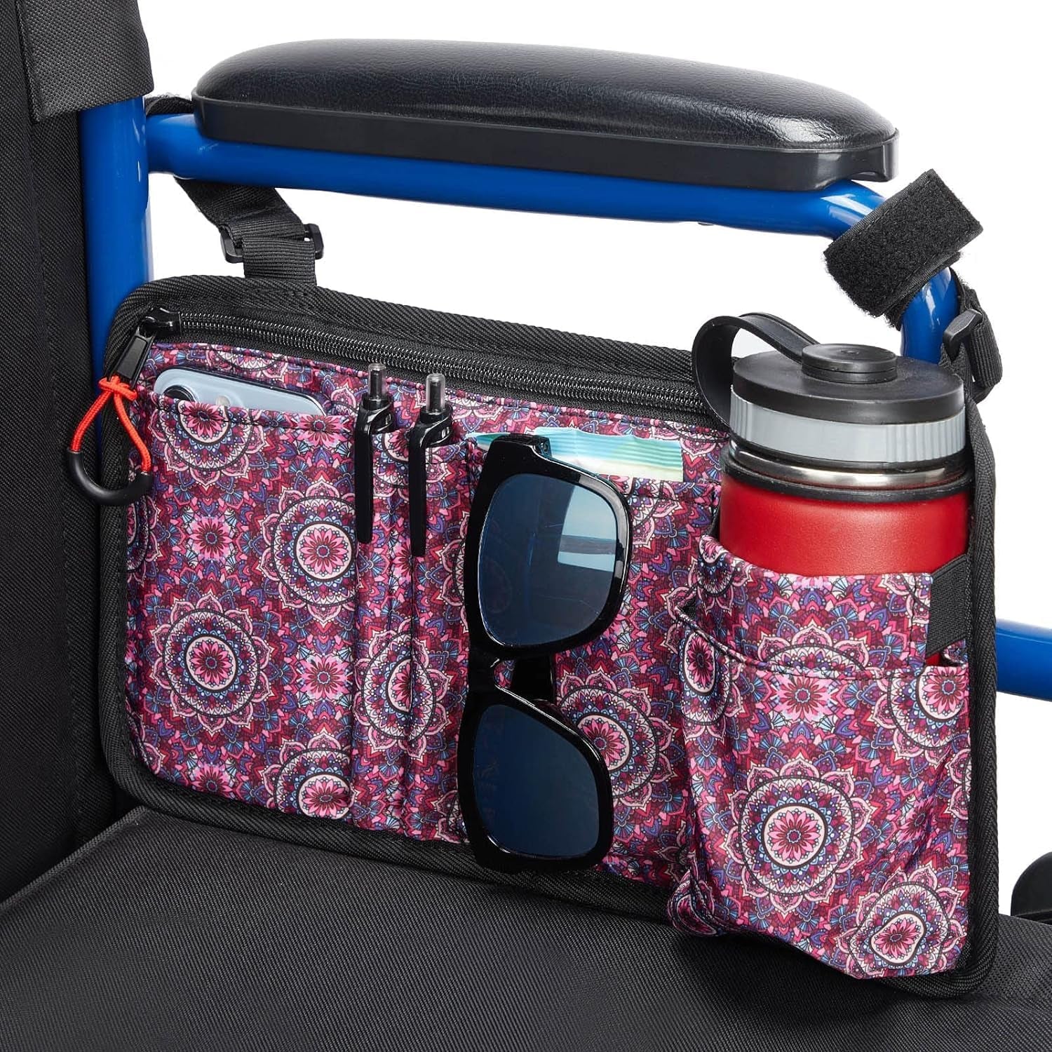 Wheelchair Side Bag with Cup Holder � Mobility Accessory