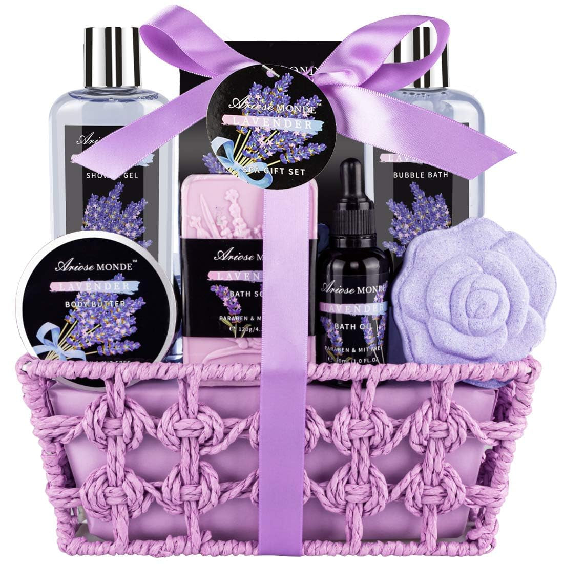 Honey Almond Luxury Bath Set � 15 Pieces