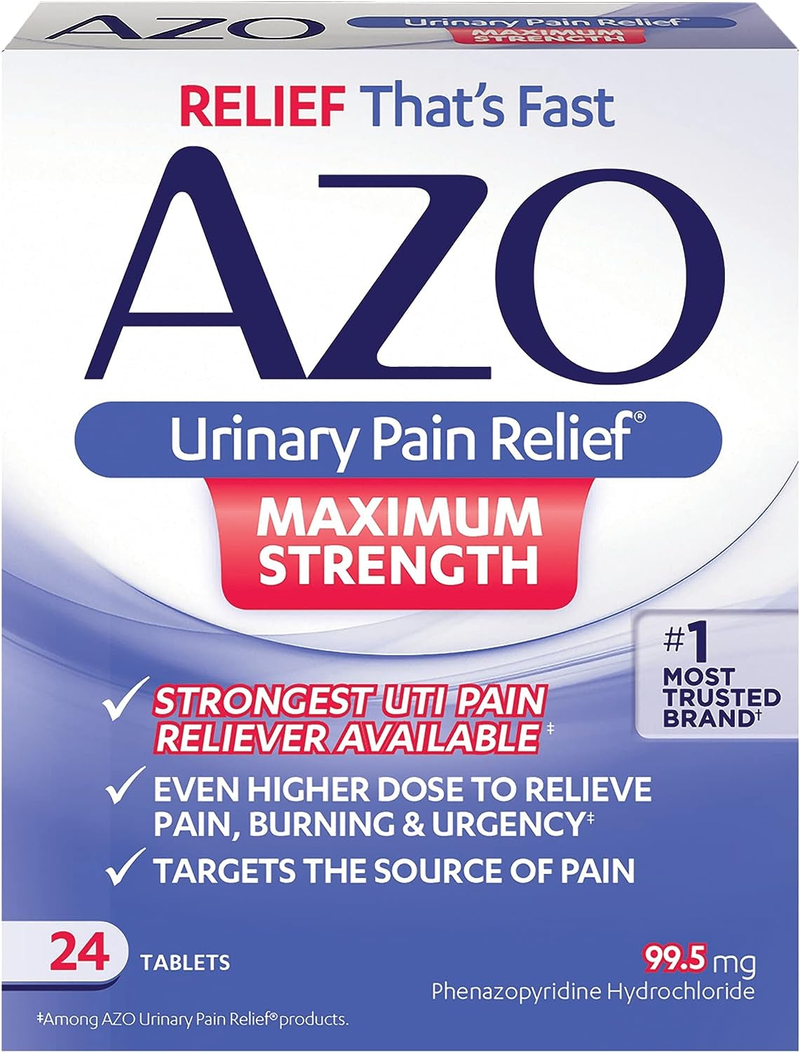 4.  Urinary Pain Relief - 24 Tablets