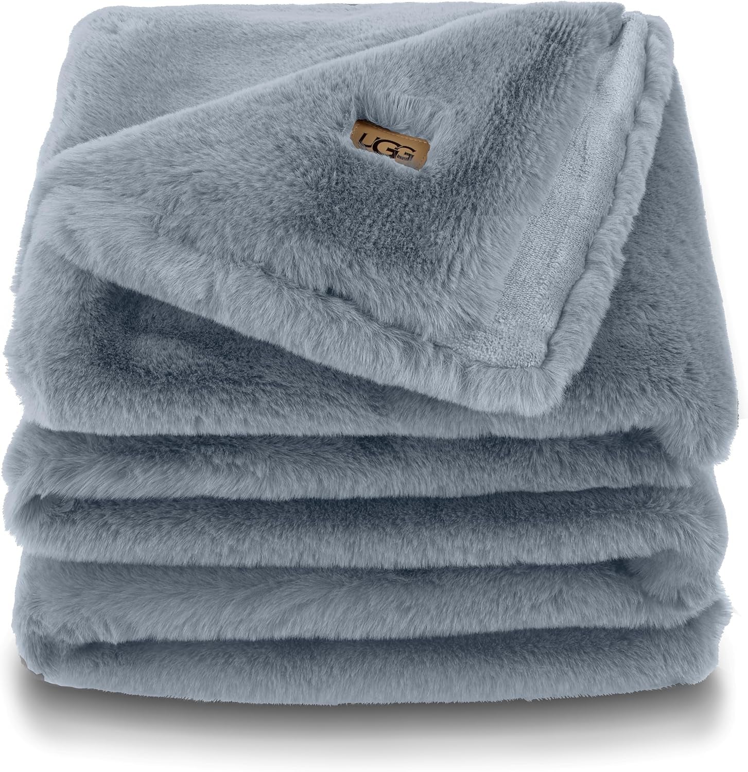 Euphoria Faux Fur Throw Blanket, 70 X 50 Inches