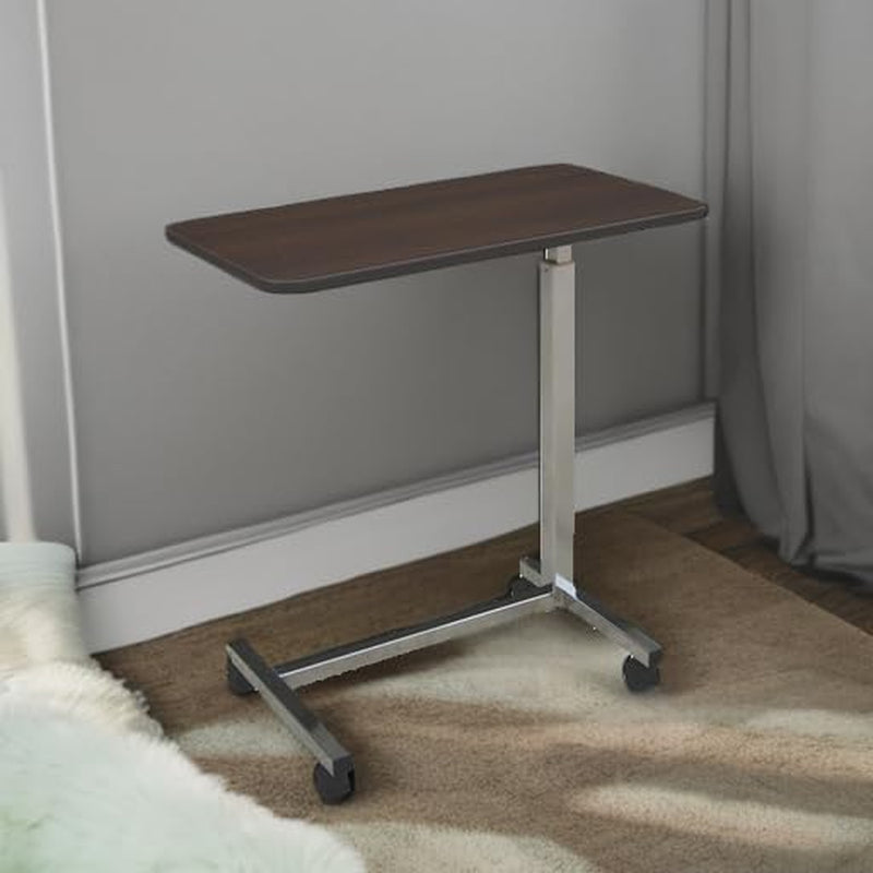 Overbed Bedside Table with Wheels for Home, Nursing Home, Assisted Living, or Hospital Use