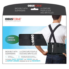 Back Belt-Unisex  Medium/Large Black  Obusforme