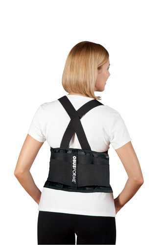 Back Belt-Unisex  Medium/Large Black  Obusforme