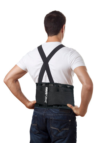 Back Belt-Unisex  Medium/Large Black  Obusforme