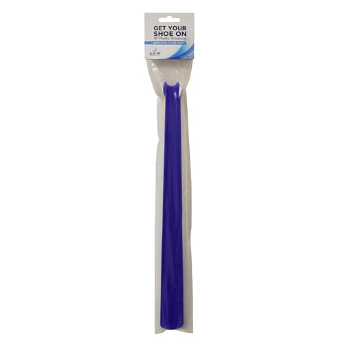Shoehorn  Plastic  18  Light Blue  Blue Jay Brand