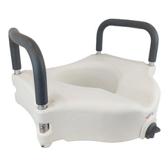 Raised Toilet Seat with Lock & Arms  Blue Jay  Retail  Each