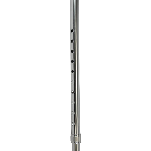 Cane  Round Handle  Blue Jay Silver with Vinyl Comfort Grip