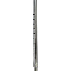 Cane  Round Handle  Blue Jay Silver with Vinyl Comfort Grip