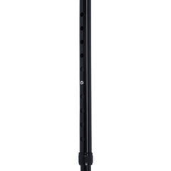 Cane  Soft Foam Offset Handle  Blue Jay  Black with Strap