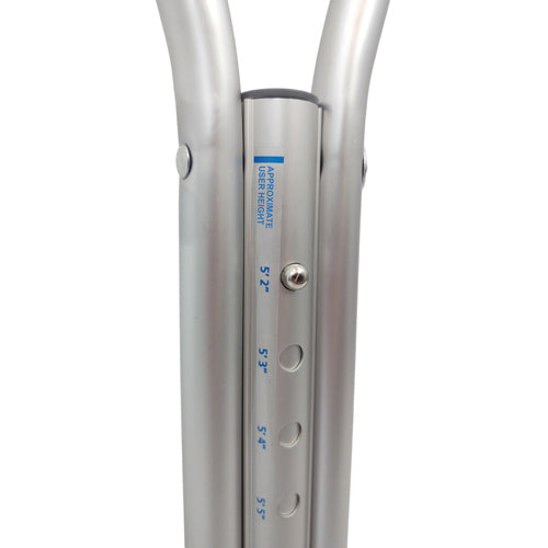 WALK WITH ME Aluminum Adj Crutches - Tall  Cs/8pr