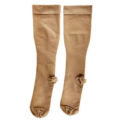 Firm Surg Wgt Stkngs Sm  Beige 20-30mmHg  Below Knee Clsd Toe