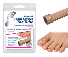 Visco-GEL Fabric-Covered Toe Tube  Large