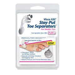 Visco-GEL  Stay-Put Toe Separators  Large  Pk/2