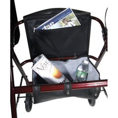Rollator  Aluminum w/Fold-Up & Remov Back  Padded Seat Blue