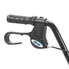 Rollator  Aluminum w/Fold-Up & Remov Back  Padded Seat Blue
