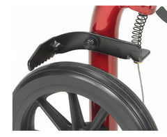 Rollator  Aluminum w/Fold-Up & Remov Back  Padded Seat Blue
