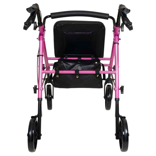 Rollator  Aluminum  Height Adjustable  Pink