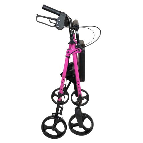Rollator  Aluminum  Height Adjustable  Pink