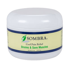 Sombra Cool Pain Relief Strains & Sore Muscles 8oz Jar