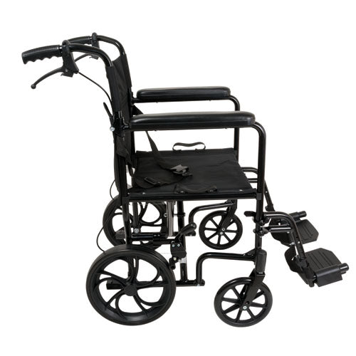 ProBasics Aluminum Transport Chair  12  Wheels