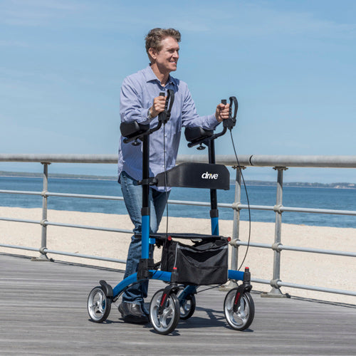 Elevate Upright Walker Blue