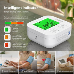 1.  Smart Blood Pressure Monitor - Bluetooth, Upper Arm Cuff, Large/Standard