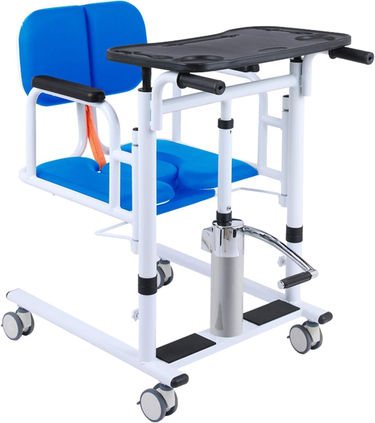 Hydraulic Patient Lift Transfer Chair - Portable, 180� Split Seat