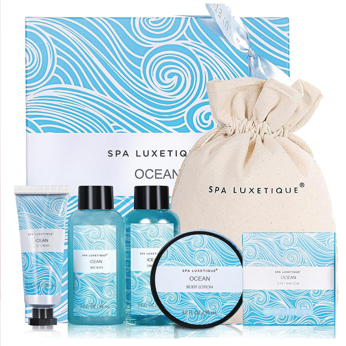 6-Piece Vanilla Bath Set, 6 Pieces