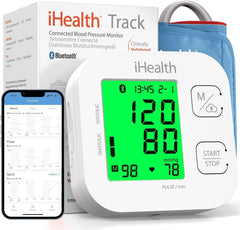 1.  Smart Blood Pressure Monitor - Bluetooth, Upper Arm Cuff, Large/Standard