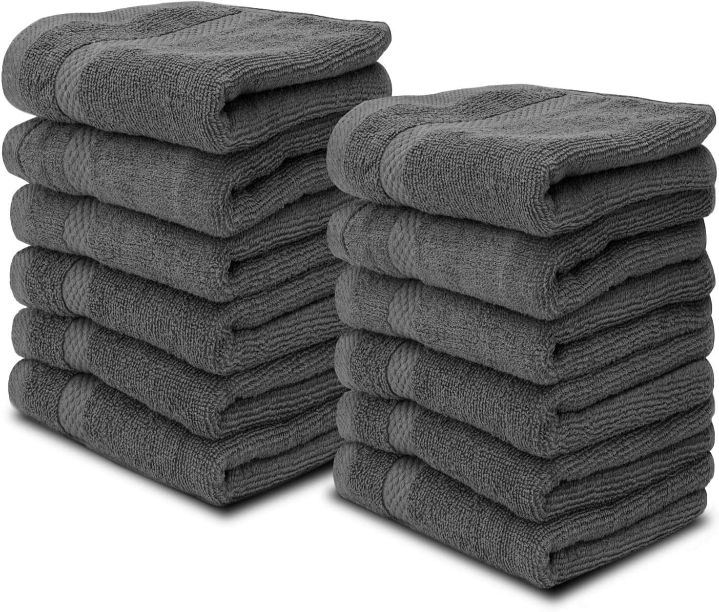 Luxury Cotton Washcloths � 12 Pieces