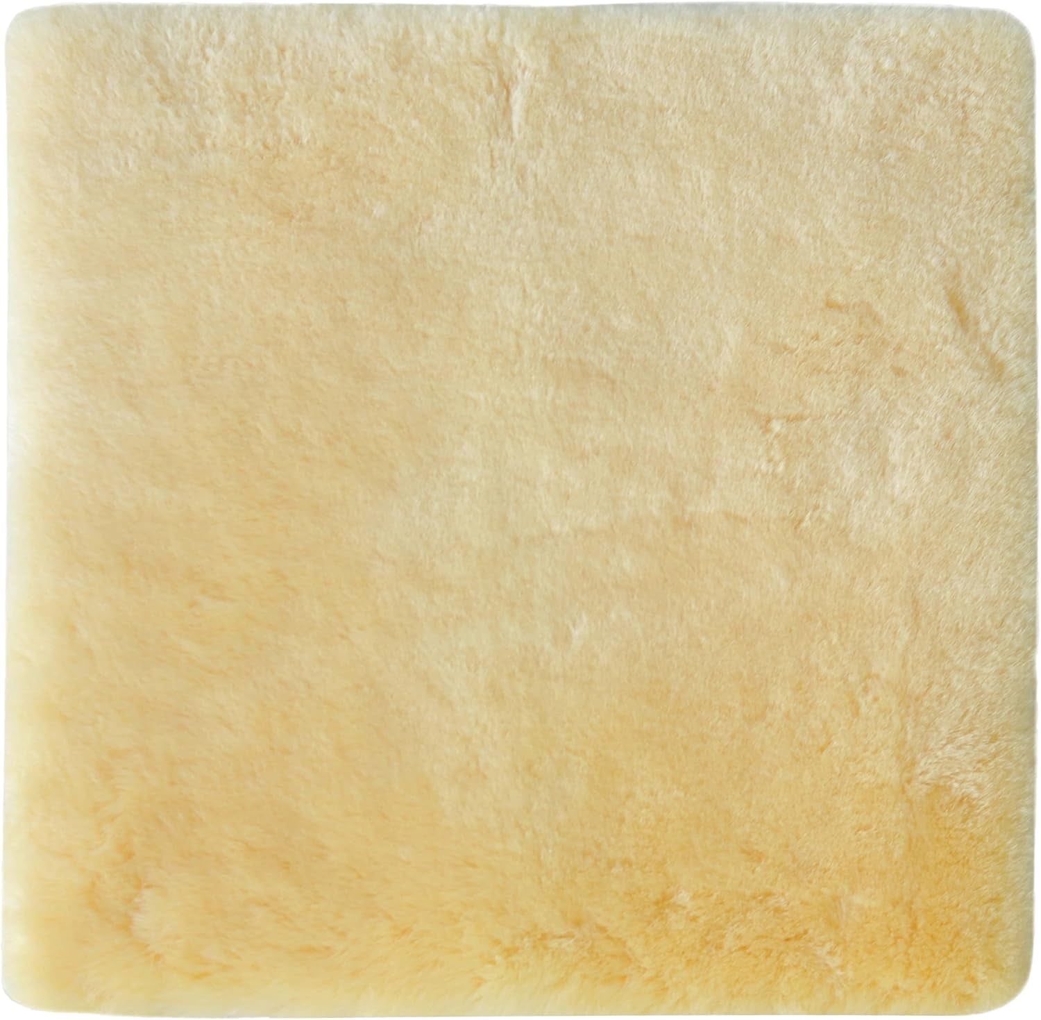 Natural Sheepskin for Bed Sores and Skin Irritation | 100% Real Medical Sheepskins with Non-Slip Back for Pain Relief and Discomfort, Wool Seat Pad, Natural, 17 In. X 17 In.