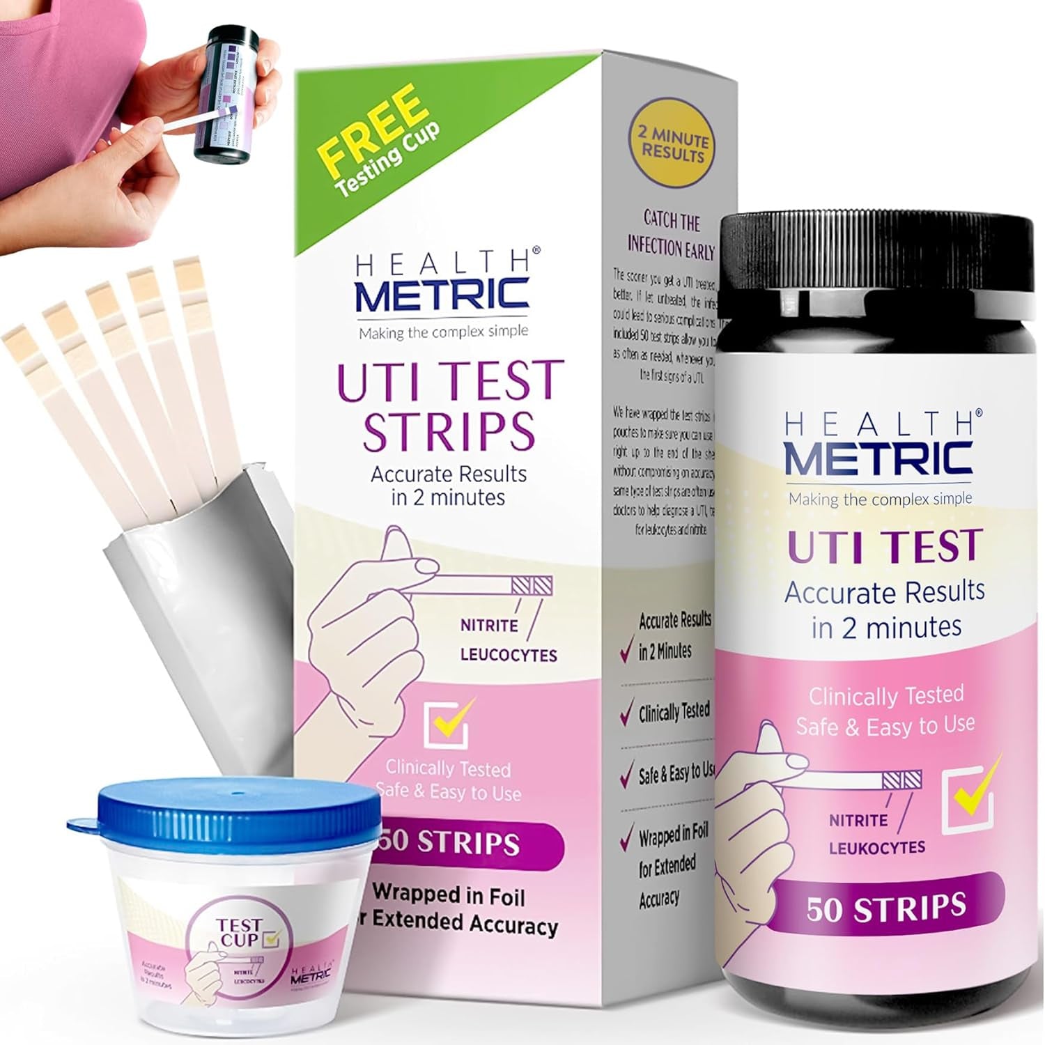 9. UTI Test Strips - 50 Strips