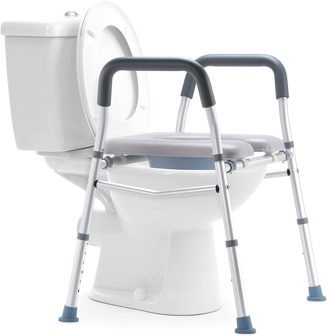 Raised Toilet Seat - Adjustable, 300 Lbs Capacity - Size: One Unit