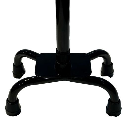 Quad Cane  Small Base  Black by Blue Jay Brand