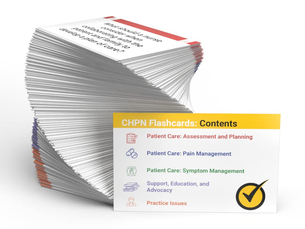 CHPN Exam Prep: Study Cards & Medical Supplies