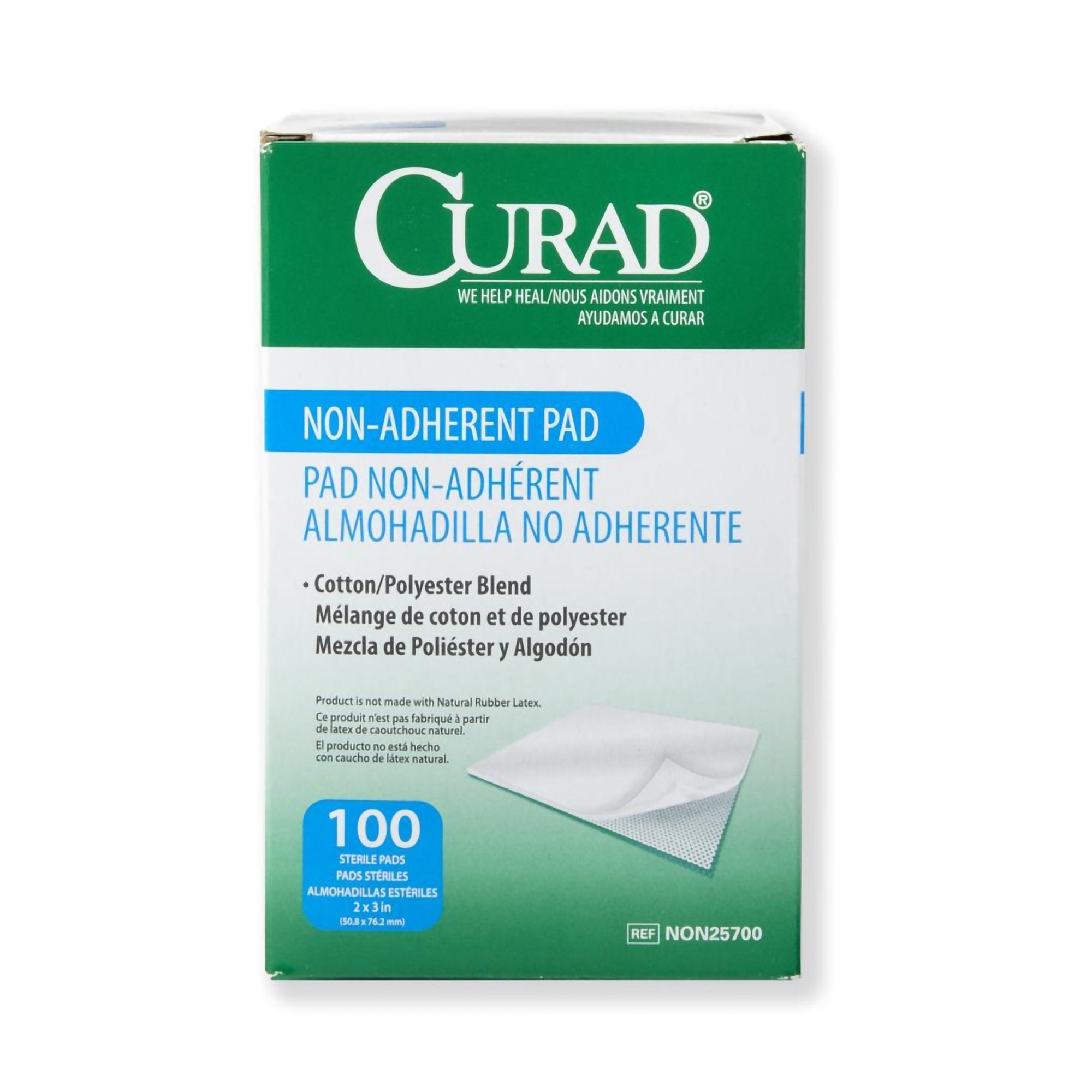 PAD, NON ADH STR 2"X3"(100/BX 12BX/CS)