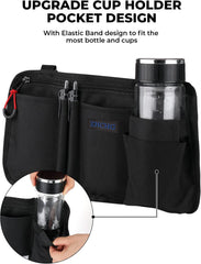 Wheelchair Side Bag with Cup Holder � Mobility Accessory