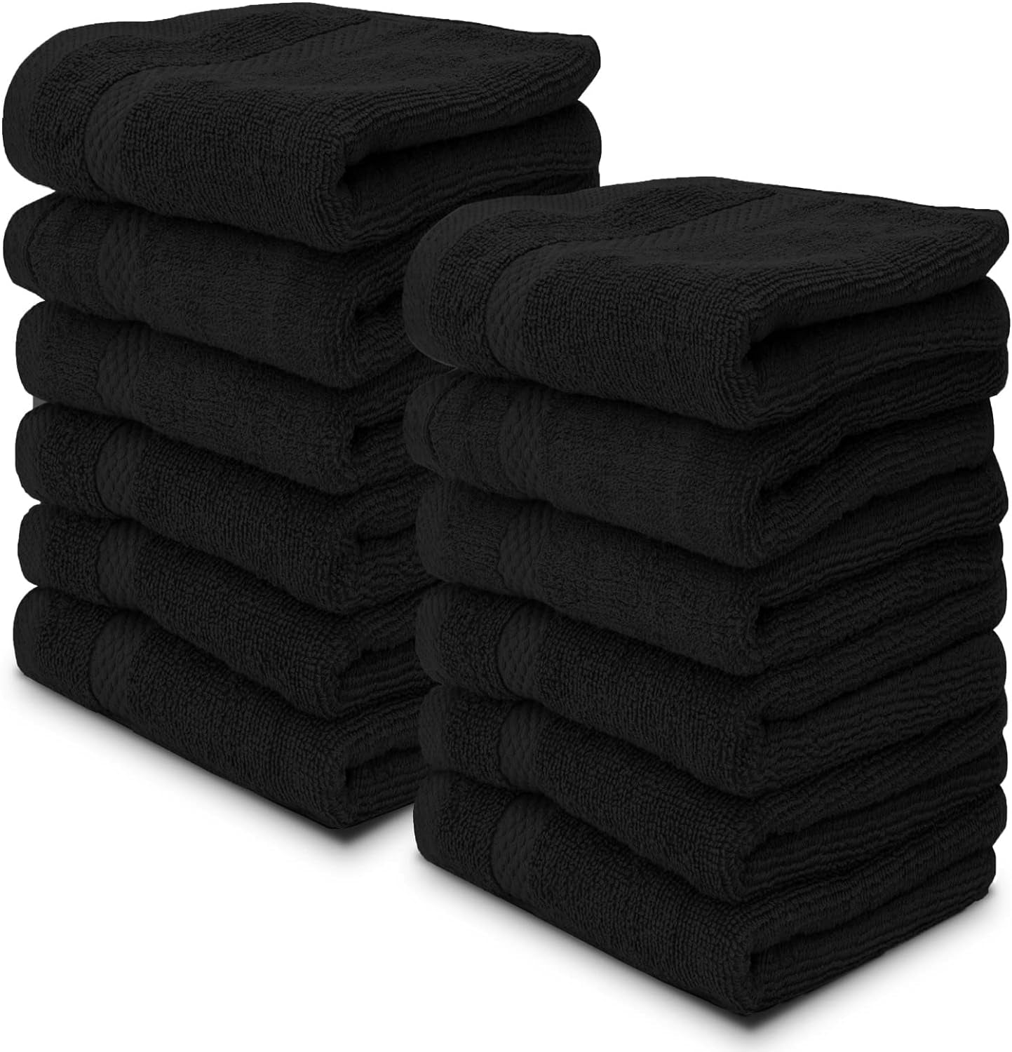 Luxury Cotton Washcloths � 12 Pieces