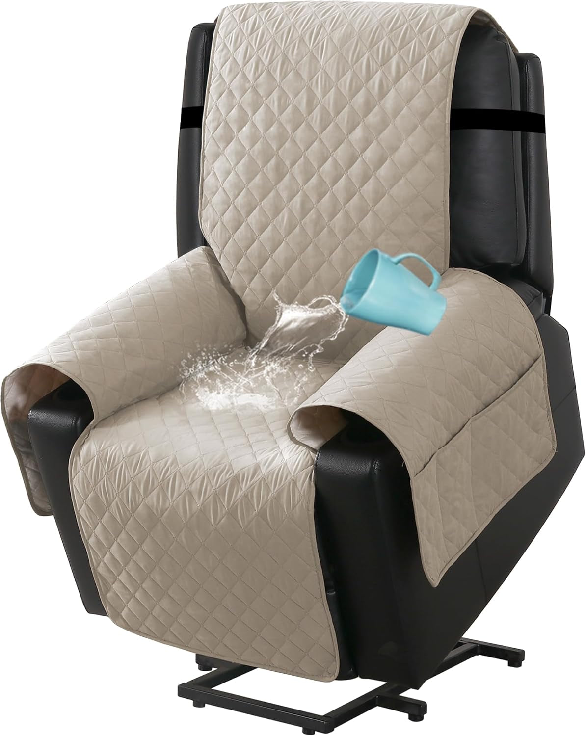 Waterproof Power Lift Recliner Cover � Brown