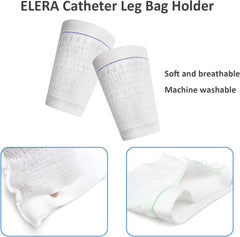 2-Pack Urine Bag Holder, Foley Leg Bag Sleeves (Medium)