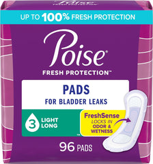 Incontinence Pads, Light Absorbency