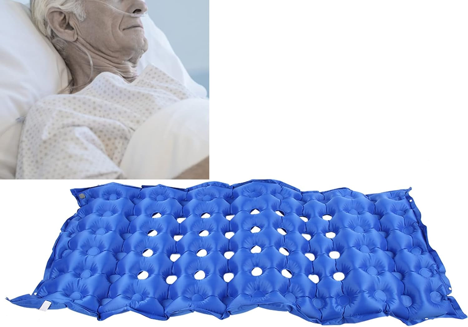 Premium Comfortable , Inflatable Seat Cushion, Comfortable Inflatable anti Bedsore Mattress Turn over Mattress Inflatable Seat Cushion for Elderly Bedridden