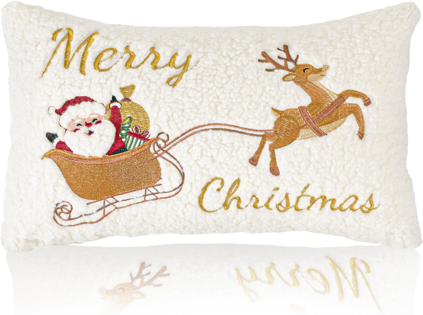 Christmas Throw Pillow Cover � 12 X 20 Inches